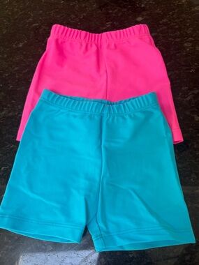 Neon Rock Candy Toddler 18 Months Active Shorts - Hot Pink & Blue (2-Pack)